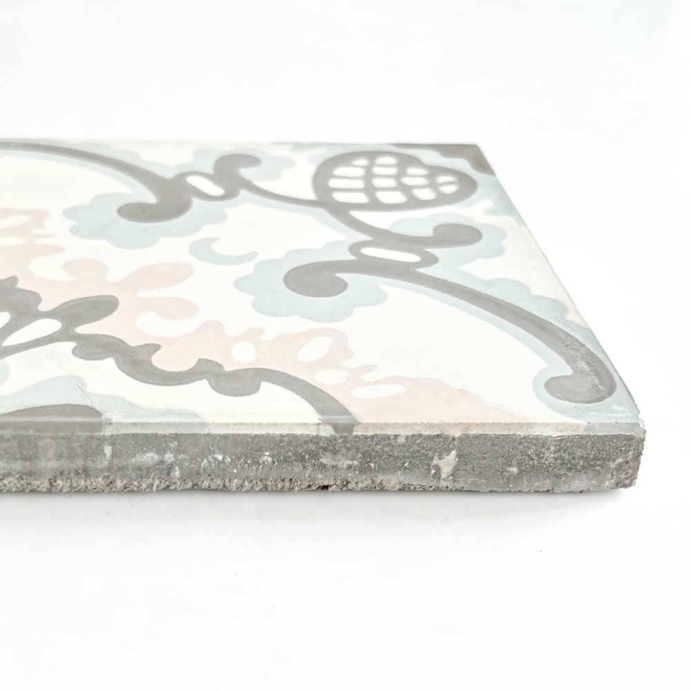 ベトナムタイル チュチュ フルーローズ 140×140mm ケース販売 24枚入