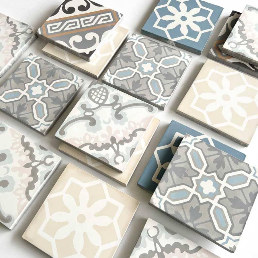 ベトナムタイル チュチュ プレナオロンジュ 140×140mm ケース販売 24枚入