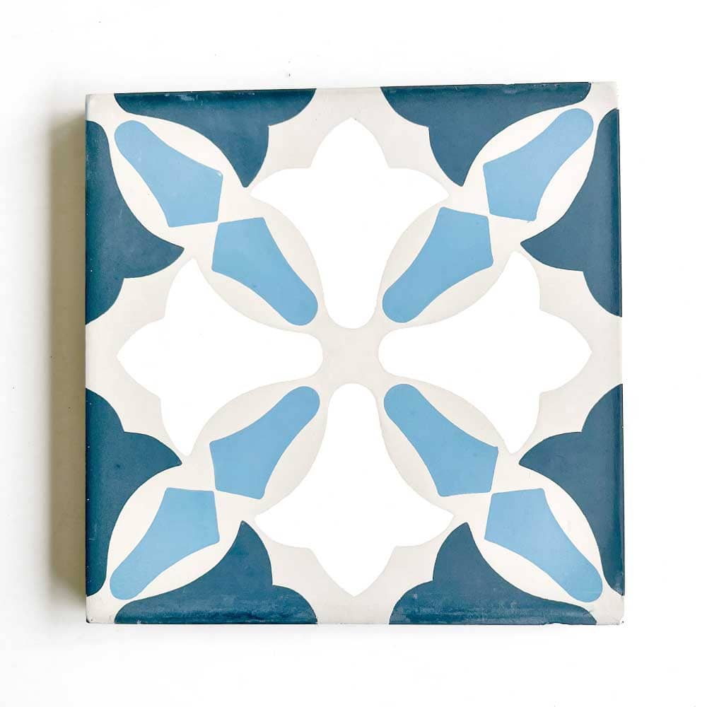 ベトナムタイル フローラガーデン グレイ 200×200mm ケース販売 13枚入