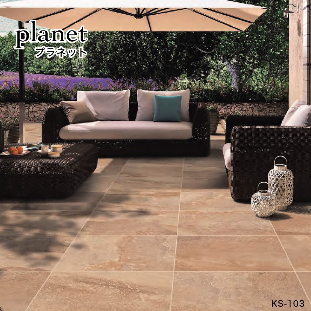 プラネット 600角(4枚入)グリップタイル 全色 ケース