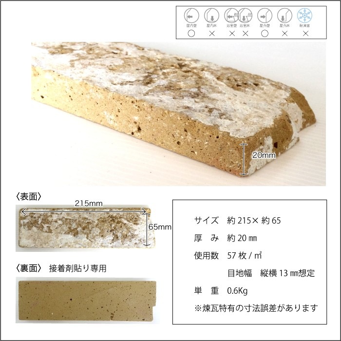 レンガ壁用　アンテウォール 1118 ケース(44枚) メーカー直送品