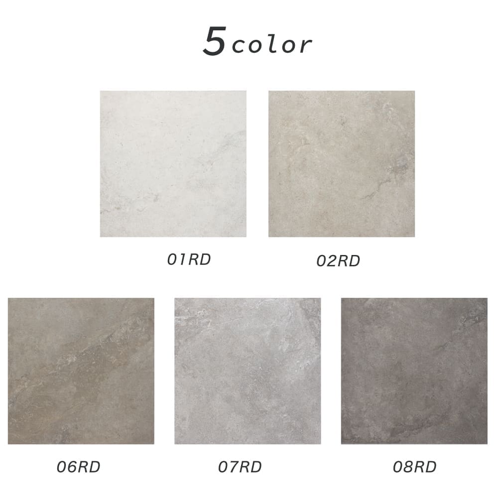 ペトラ 600角 外床 全5色 ケース(4枚入)