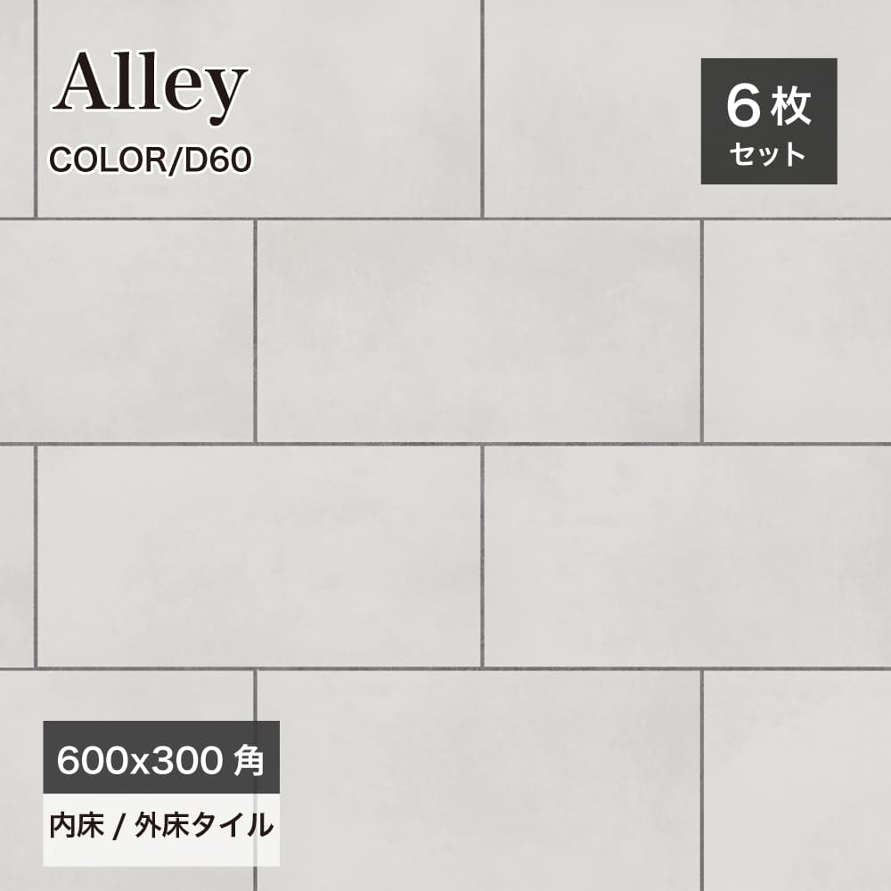 アーレイ 600×300角 外床/内床 全6色 ケース(6枚)