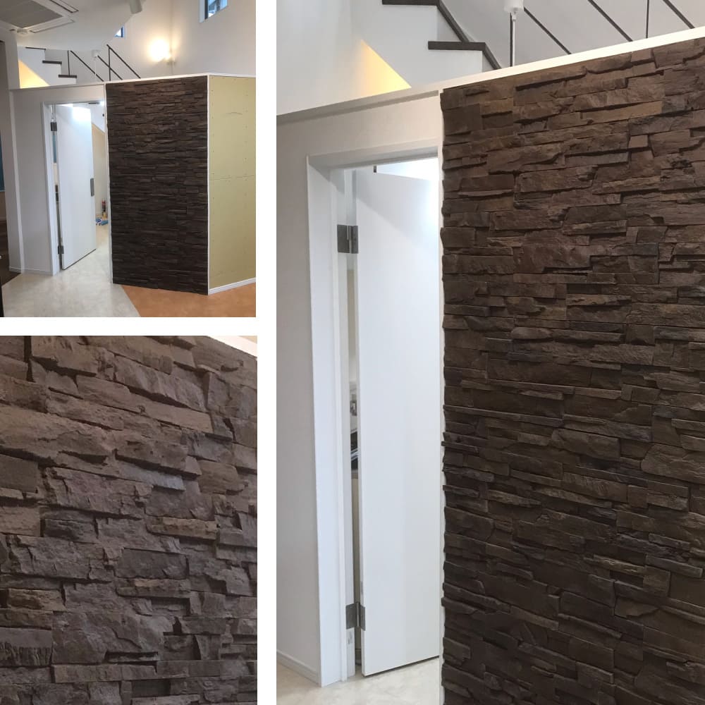 おしゃれでちょっとこだわりの壁材,セメント,擬石調が見つかる