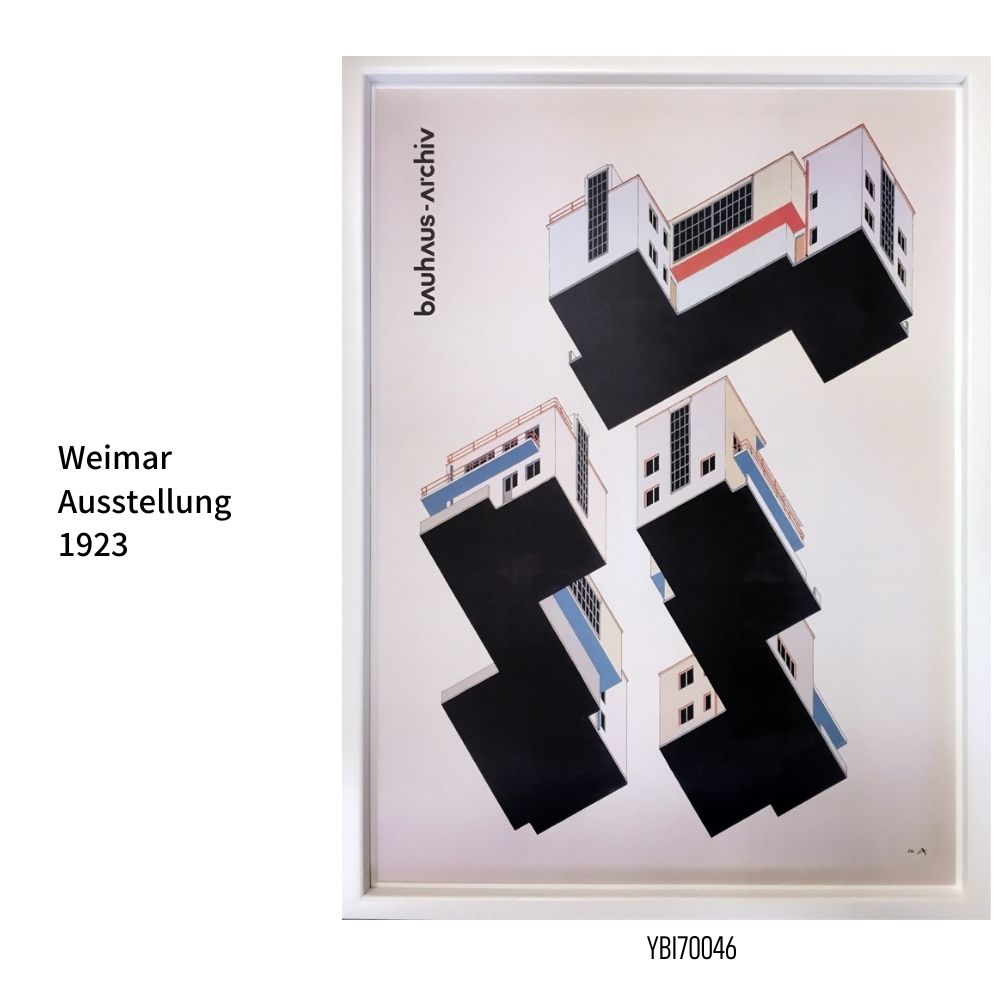 ポスター BAUHAUS ミッドセンチュリーアート ディスプレイ(アートパネル バウハウス　アートパネル全8パターン)【個人宅配送不可商品】