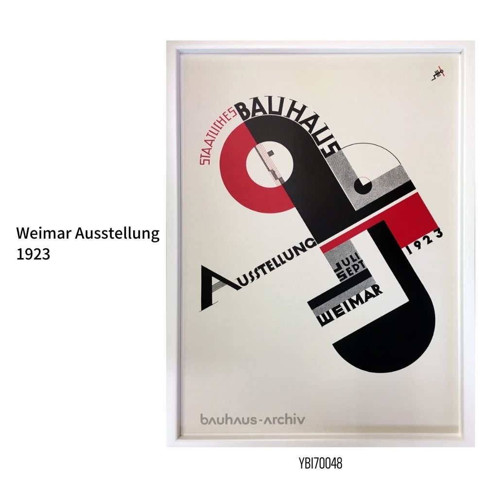 ポスター BAUHAUS ミッドセンチュリーアート ディスプレイ(アートパネル バウハウス　アートパネル全8パターン)【個人宅配送不可商品】