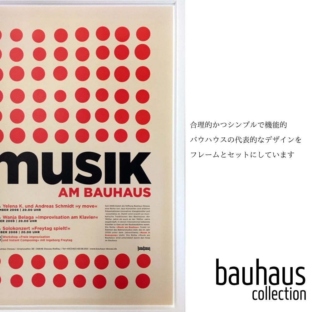 バウハウス bauhaus 建築　アート　インテリア　家電　ポスター　図録　写真 ポピー ポスター BAUHAUS ミッドセンチュリーアート