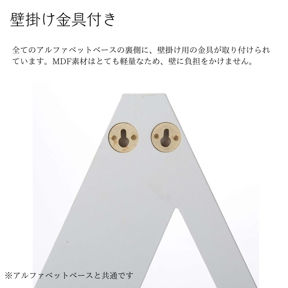 【壁掛けオブジェ】ナンバーベース　スタンドにもなるオブジェ