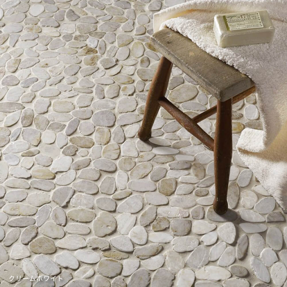 ストーンペブルシート クリームホワイト ケース（10枚入)