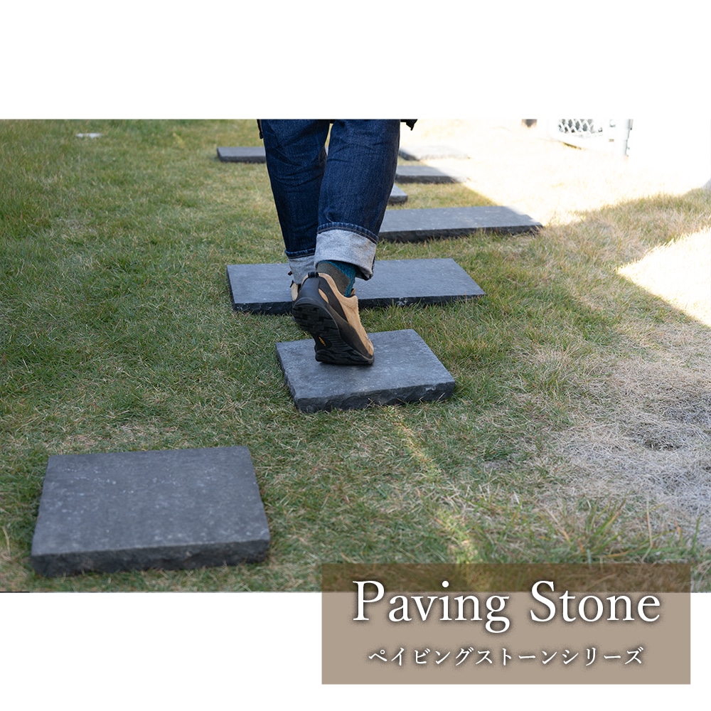 ペイビングストーン 600×300mm ブラック 1枚販売