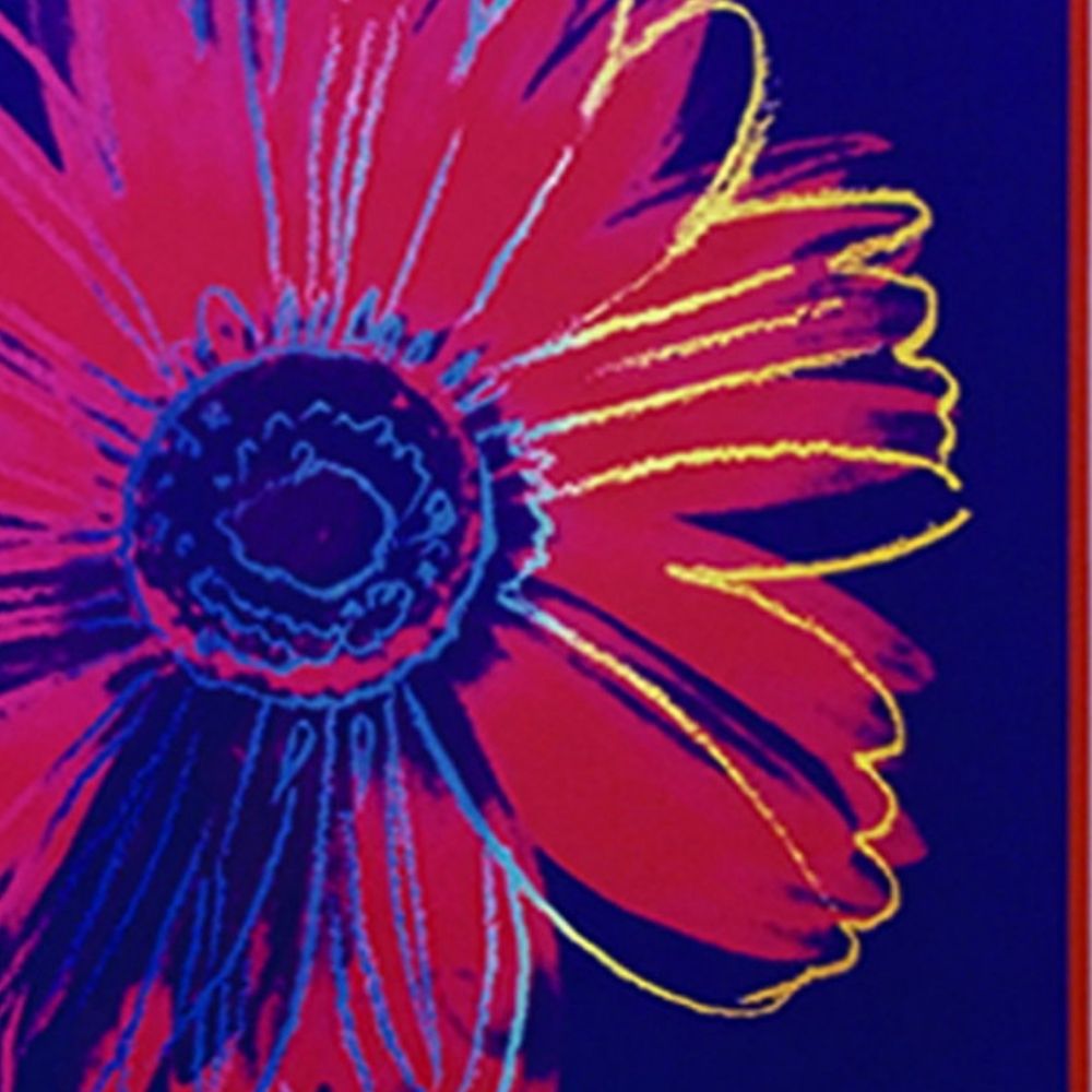 【アートパネル】アンディ・ウォーホル Daisy c.1982(blue & red) ※個人宅配送不可