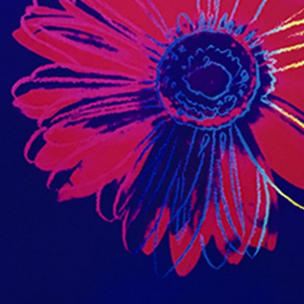 【アートパネル】アンディ・ウォーホル Daisy c.1982(blue & red) ※個人宅配送不可