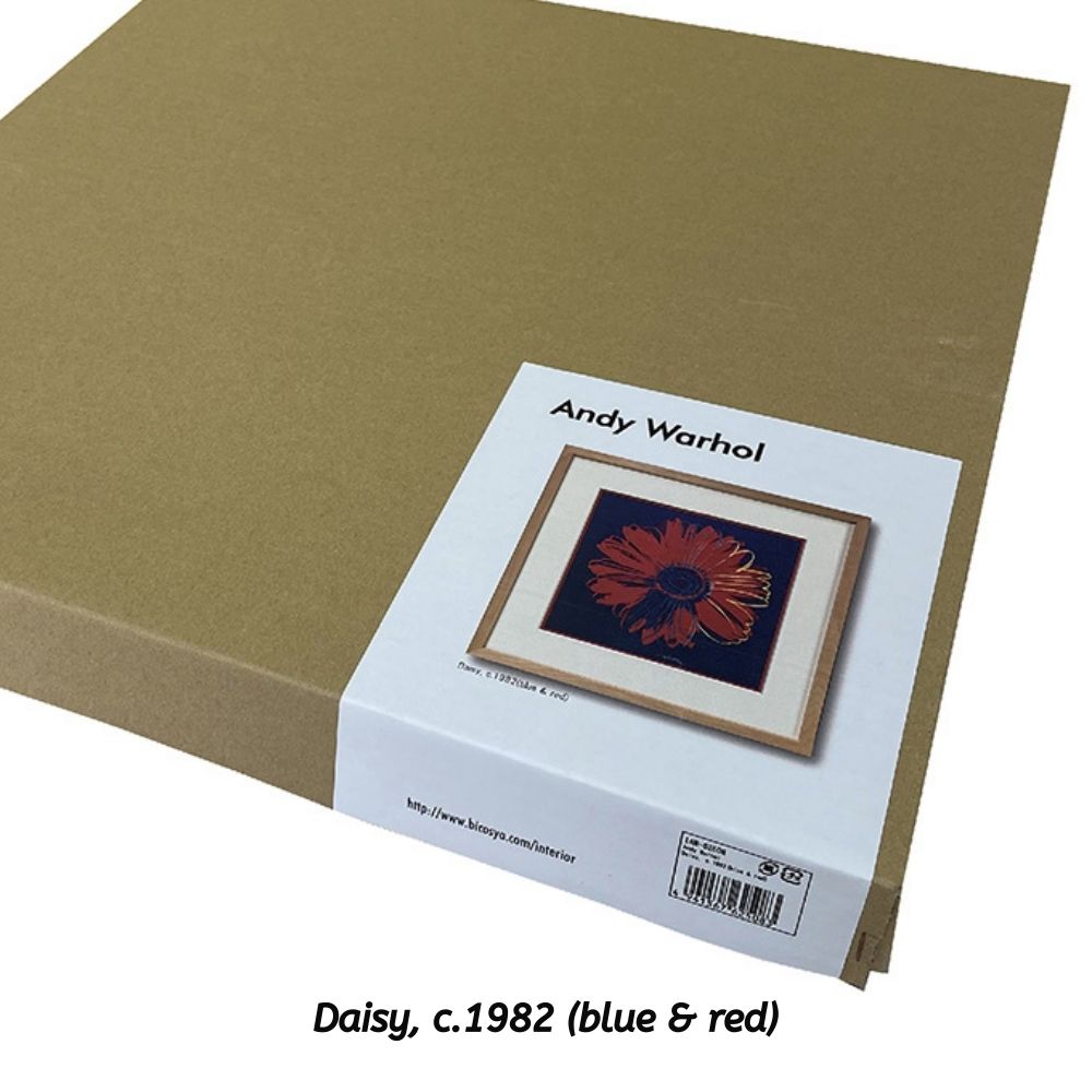 【アートパネル】アンディ・ウォーホル Daisy c.1982(blue & red) ※個人宅配送不可