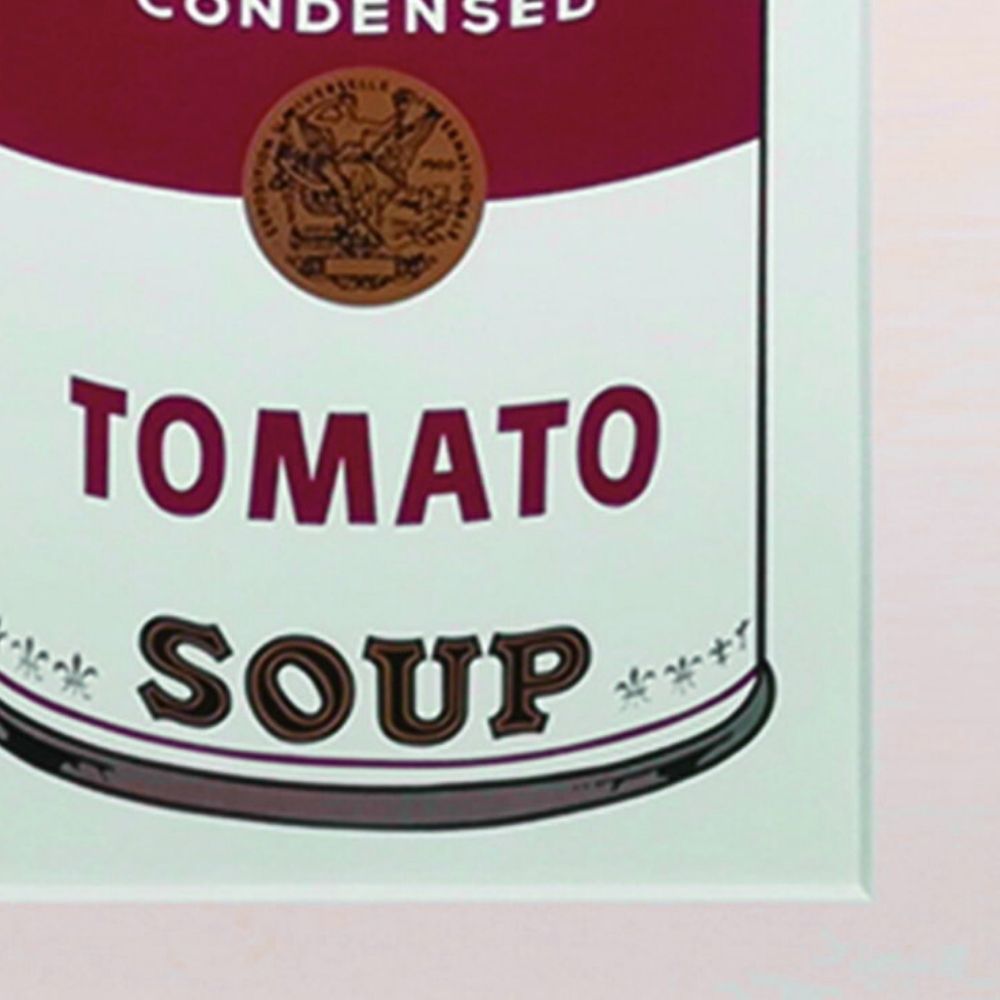 【アートパネル】アンディ・ウォーホル Campbells Soup ※個人宅配送不可