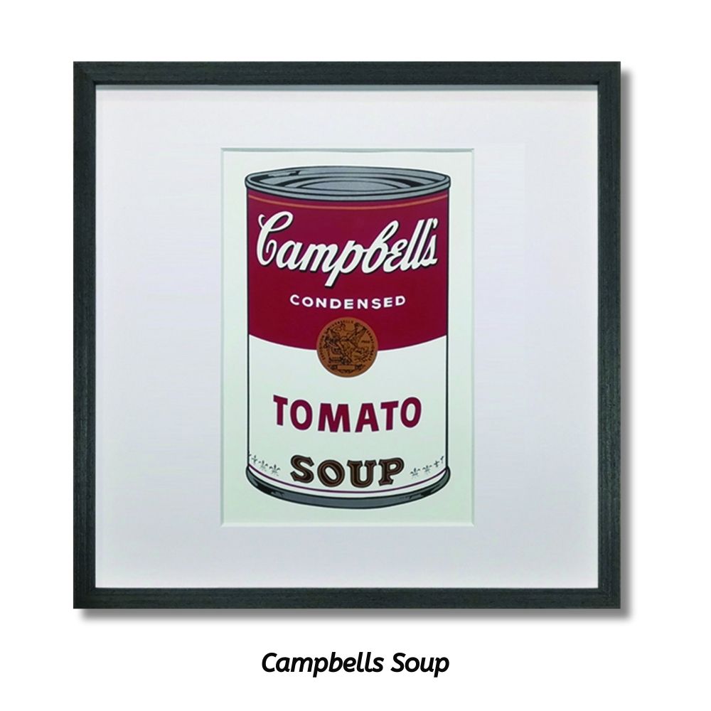 【アートパネル】アンディ・ウォーホル Campbells Soup ※個人宅配送不可