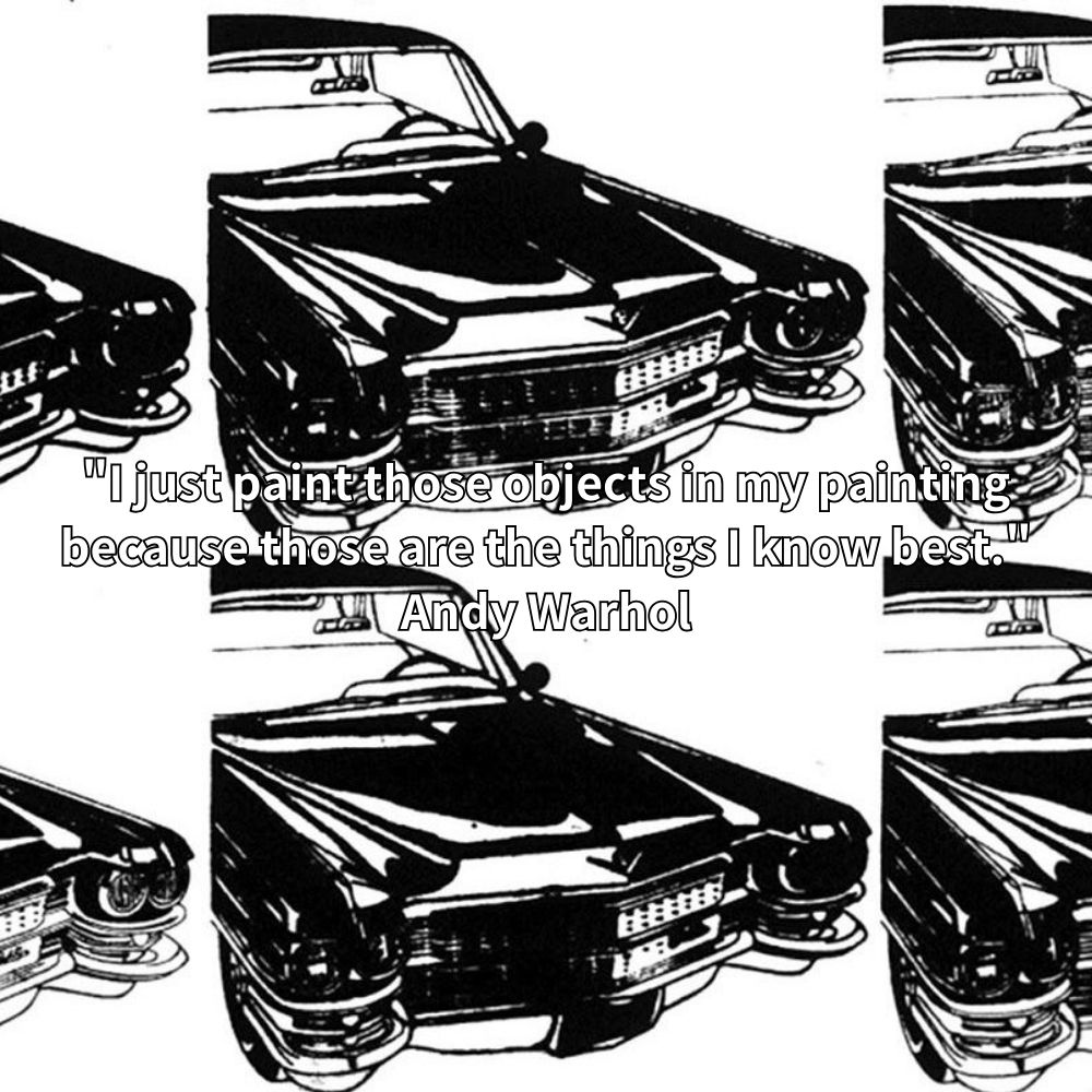 【アートパネル】アンディ・ウォーホル Twelve Cars 1962 ※個人宅配不可