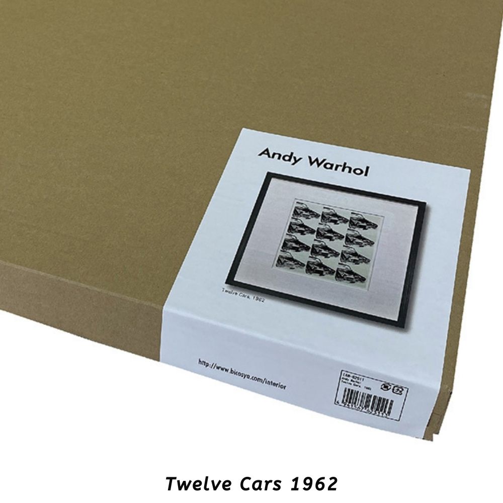 【アートパネル】アンディ・ウォーホル Twelve Cars 1962 ※個人宅配不可