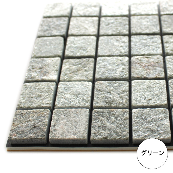 セラミニストーン　タイルシールQR (黒目地)　シート