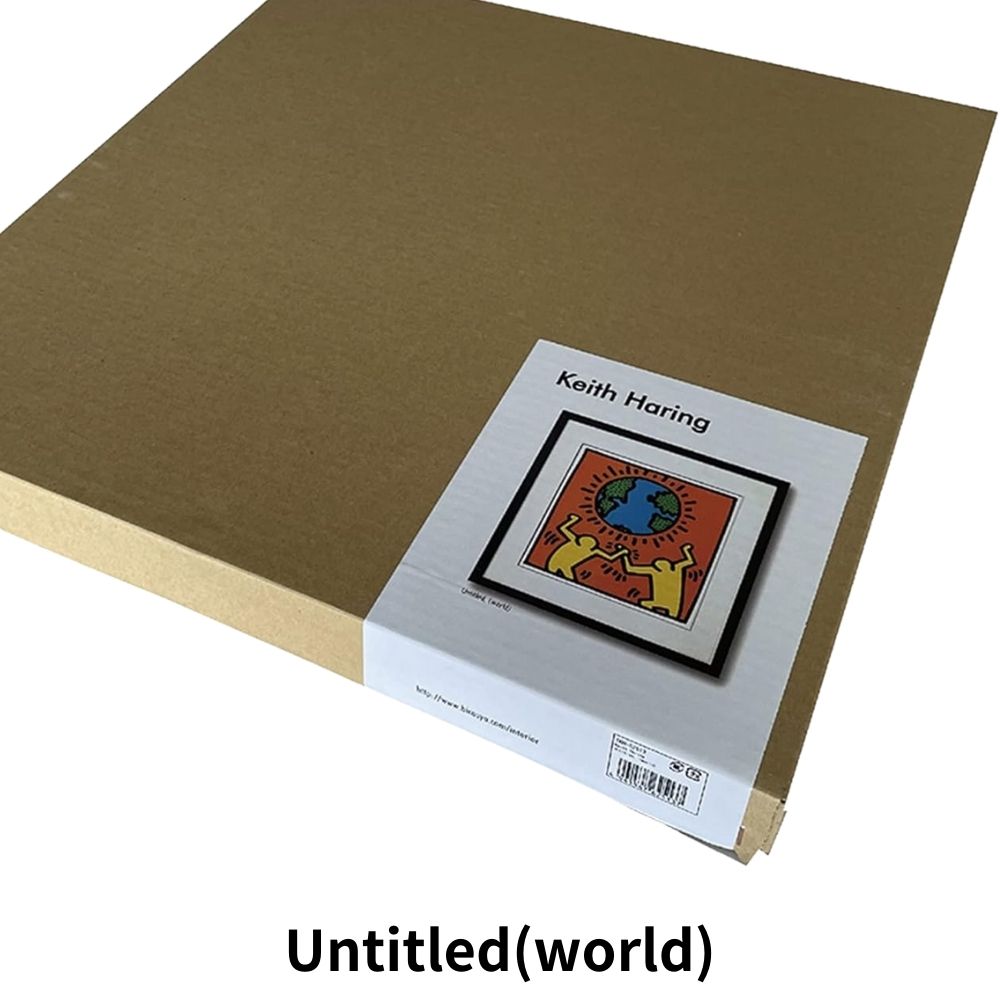 【アートパネル】キース・ヘリング Untitled (world)