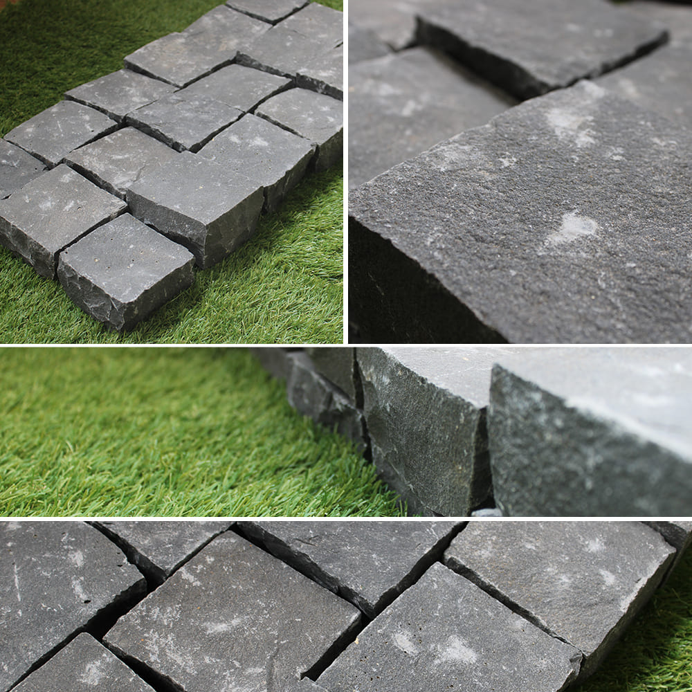 ピンコロストーン ハー半丁掛 ブラック/18個セット・24個セット