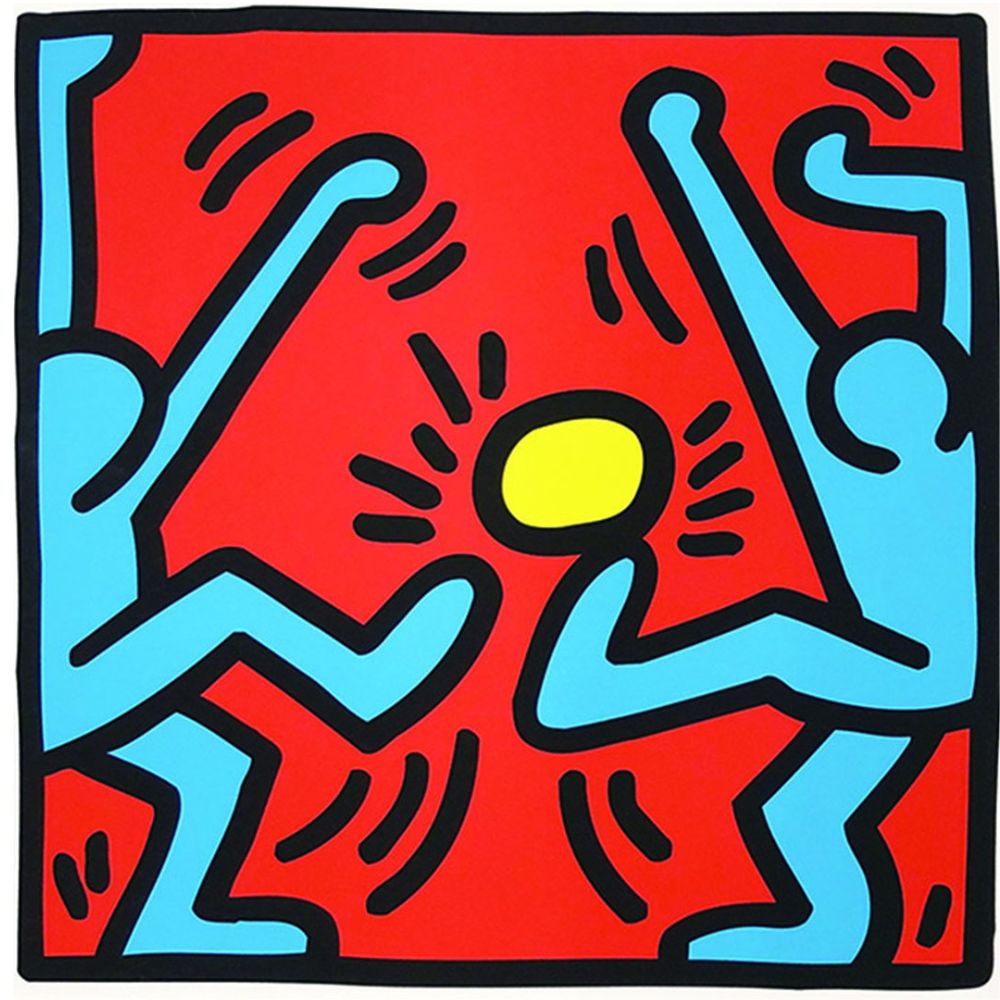 【アートパネル】キース・ヘリング Untitled