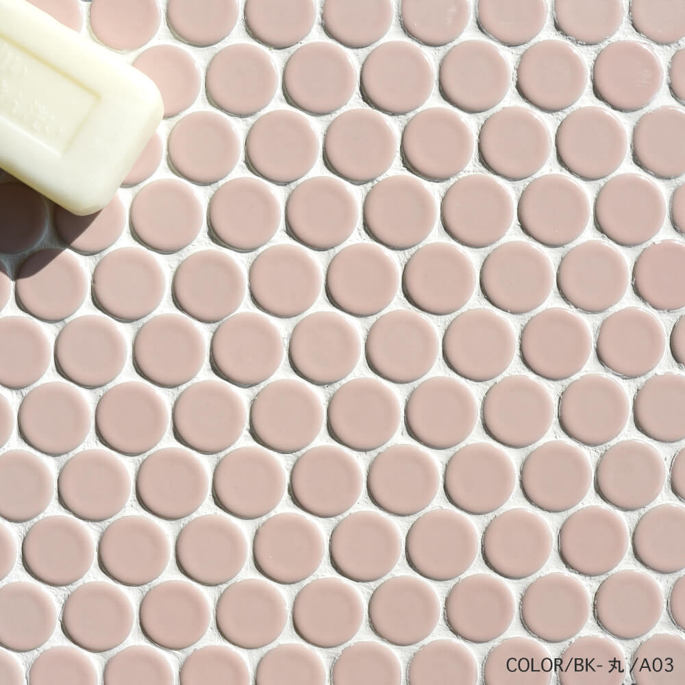 オザワの丸　全色　シート　キッチンタイル磁器質