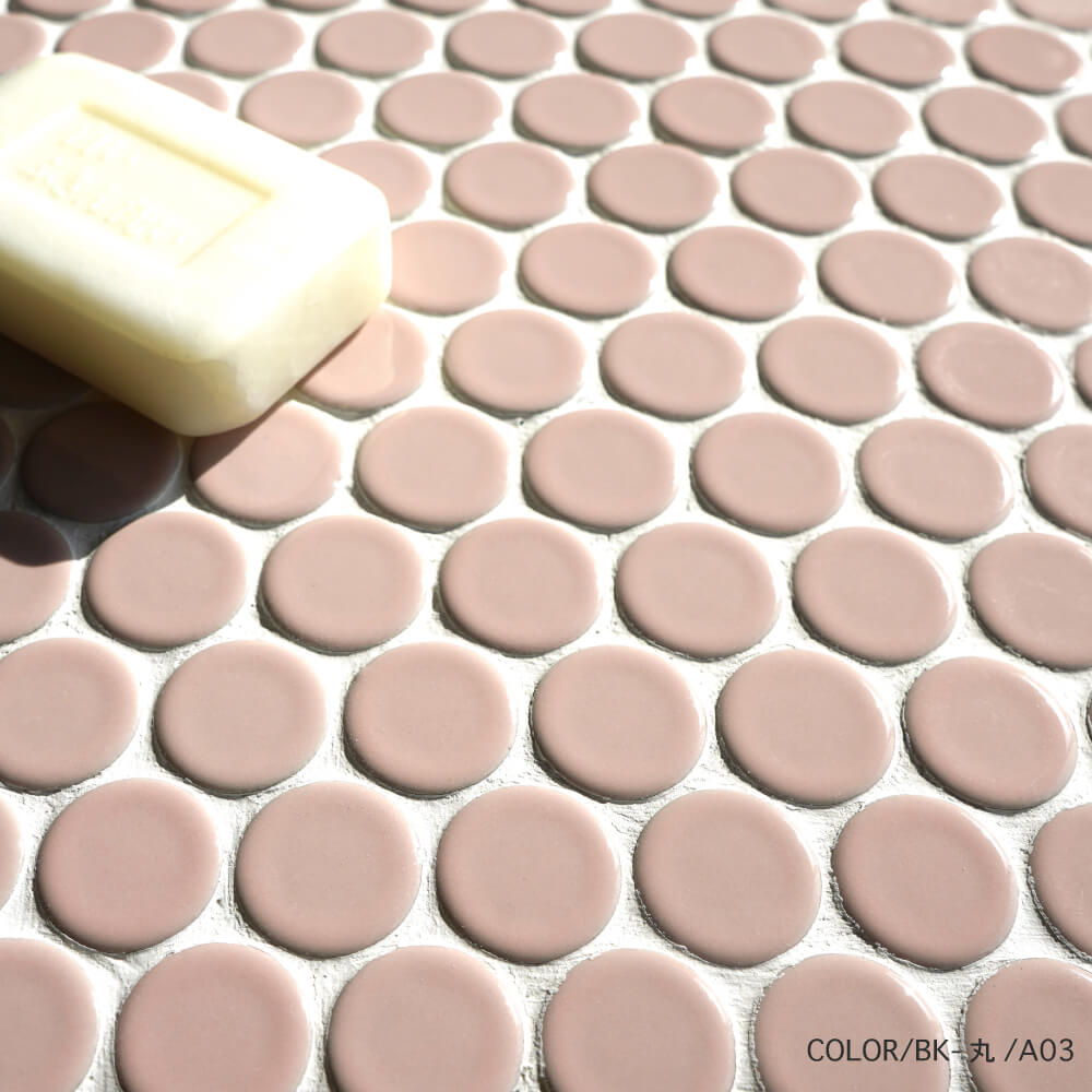 オザワの丸　全色　シート　キッチンタイル磁器質