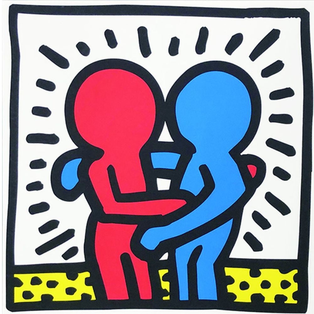 【アートパネル】キース・ヘリング Untitled 1987