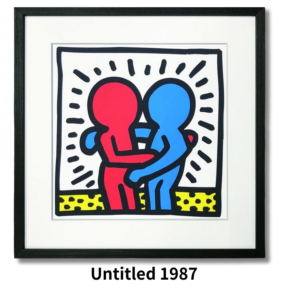 【アートパネル】キース・ヘリング Untitled 1987