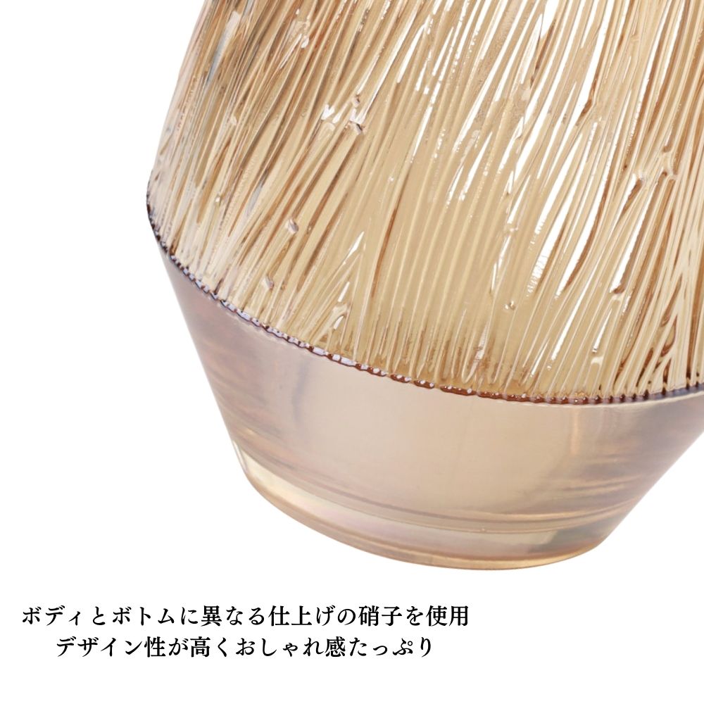 【花器・花瓶・フラワーベース】パールウェーブベースL