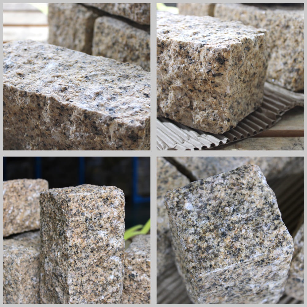 ピンコロストーン 二丁掛 イエロー　6個セット