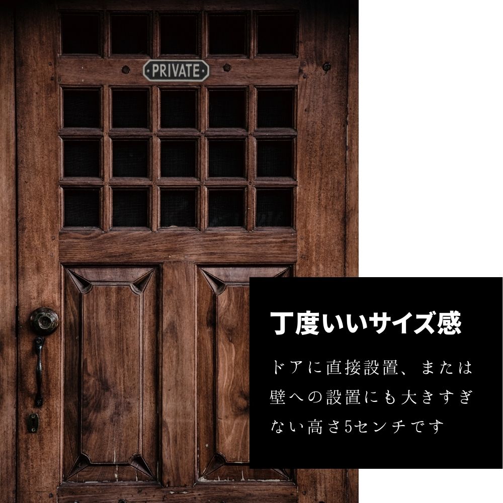 サインプレートドアサイン アイアン看板 ショップ表札(個人宅不可 キャストアイアンプレートMサイズ)