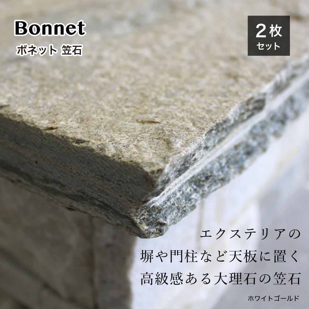 ボネット 笠石 全色 2枚セット