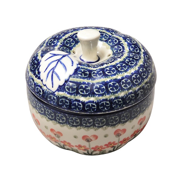 セラミカアップルパイ柄の容器