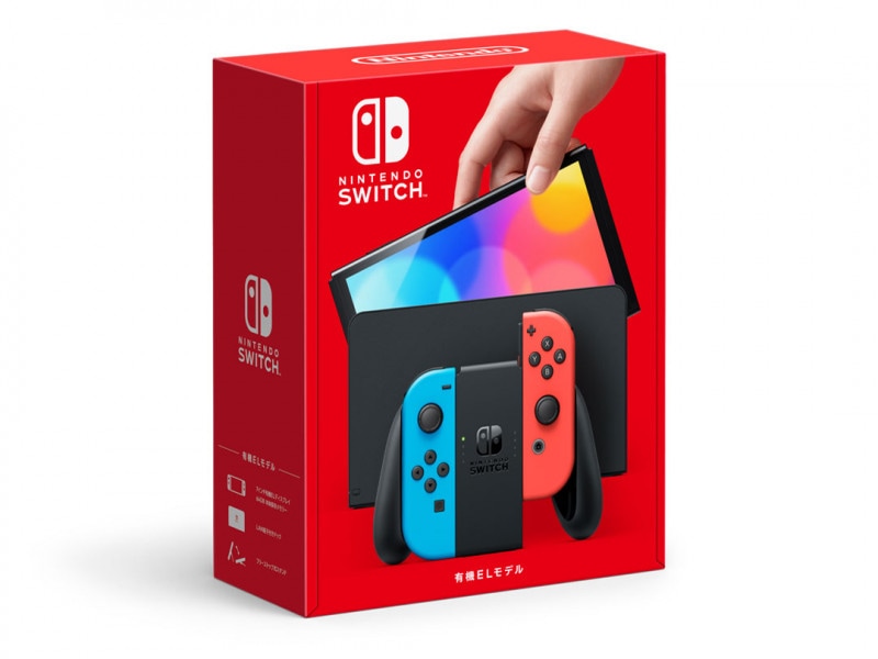 Nintendo Switch (ͭ��EL��ǥ�) HEG-S-KABAA (�ͥ���֥롼���ͥ����å�)���ʡ�¨Ǽ