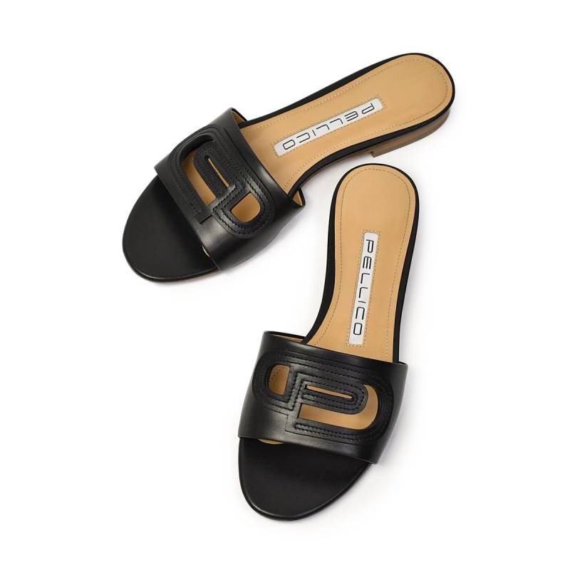 FINAL SALE】PELLICO【ペリーコ】サンダル 670 SAMI 10 VITELLO NERO