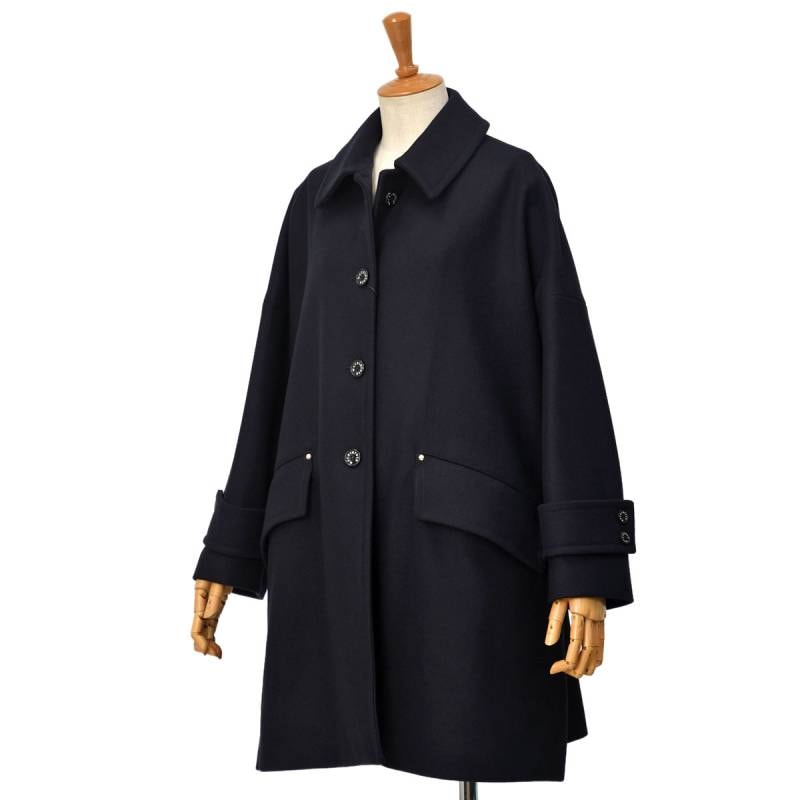 MACKINTOSH マッキントッシュ　ウール　コート　ブラック　38 MACKINTOSH【マッキントッシュ】【Cinq essentiel】