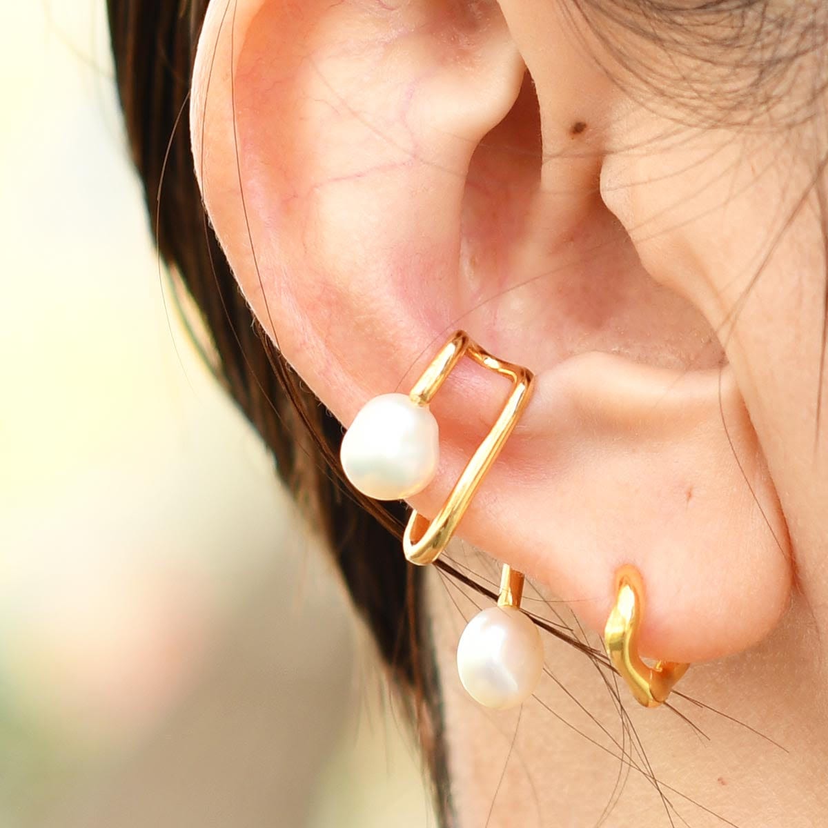 MARIA BLACK【マリアブラック】イヤーカフ Laney EarCuff Right Gold