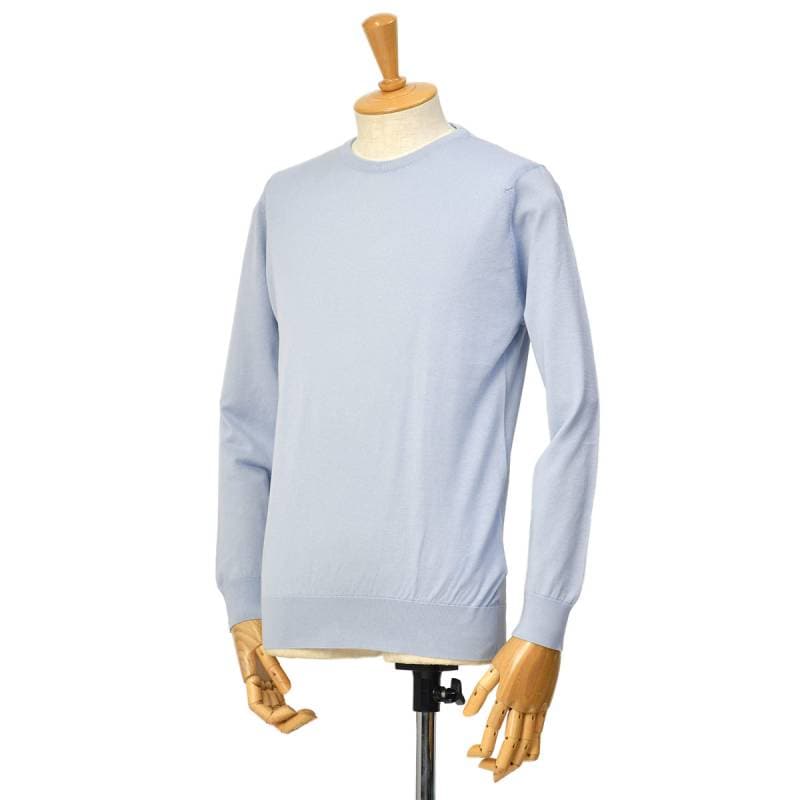 JOHN SMEDLEY ジョンスメドレー クルーネックニット ホワイト L JOHN SMEDLEY【ジョンスメドレー】クルーネックニット MODERN