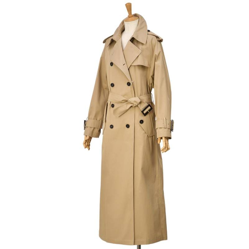 【タグ付き新品未使用】 ティアクラッセ スプリングコート ベージュ XXL レディース 10/31まで！アウターフェア対象商品/40代50代からの