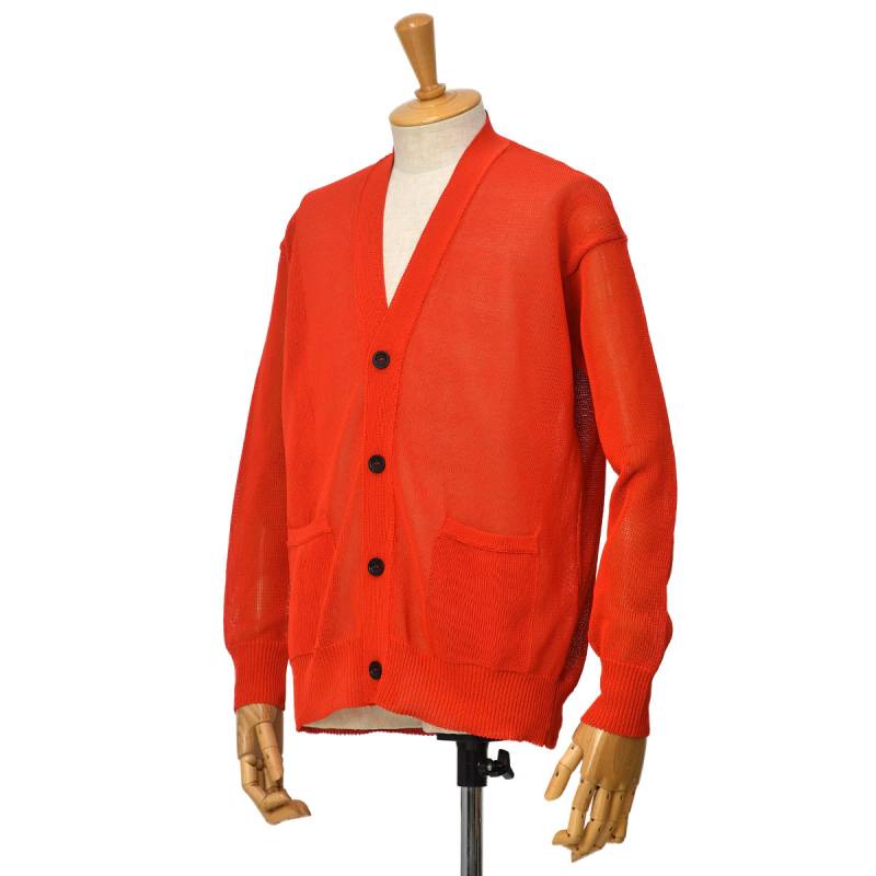 『roberto collina』Vネックカーディガン／L／長袖／羽織／イタリア ROBERTO COLLINA 【FINAL SALE】roberto collina【ロベルト