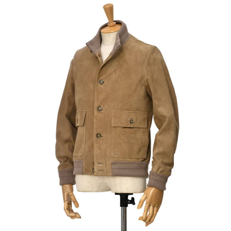 【未使用に近い】【極美品】【1点限り】チンクアンタ スエード シャツ ブルゾン CINQUANTA【チンクアンタ】 【Cinq essentiel】