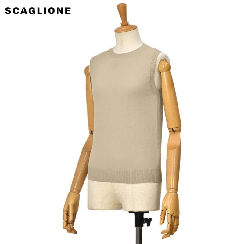 【新品アウトレット】スカリオーネ SCAGLIONE ハイゲージ レーヨン系 フリンジ ニット カーディガン ベージュ【サイズ表記なし（S位）】【レディース】 楽天市場】スカリオーネの通販