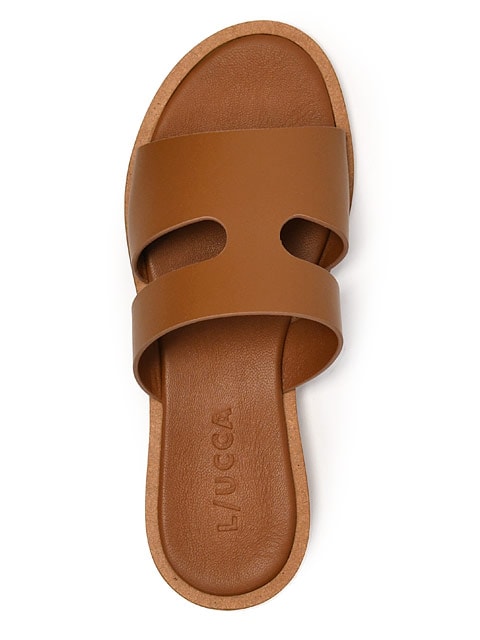 専用です。美品　L/UCCA ルッカ　lucca ブラウン　サンダル LUCCA・L/UCCA【ルッカ】H CUTサンダル LU04 CAMEL レザー キャメル