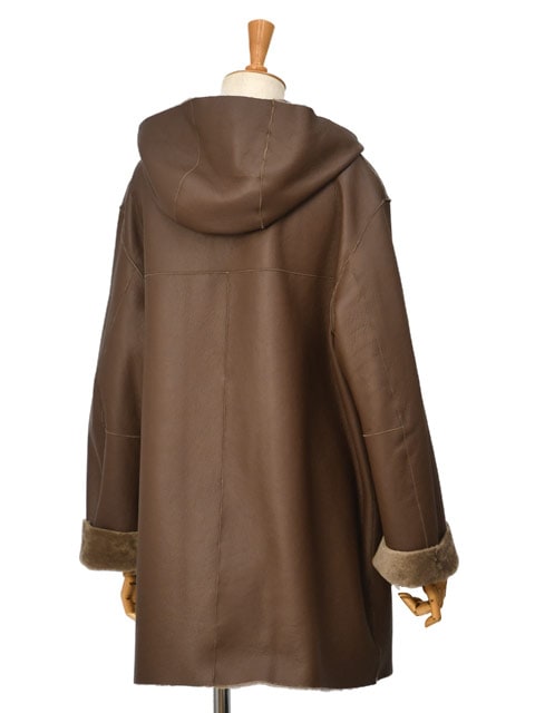 EMMETI【エンメティ】フーデッドムートン NORMA SP MOUTON MARRON