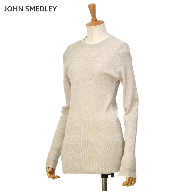 JOHN SMEDLEY【ジョンスメドレー】リブクルーネックニット 30G NOLAH
