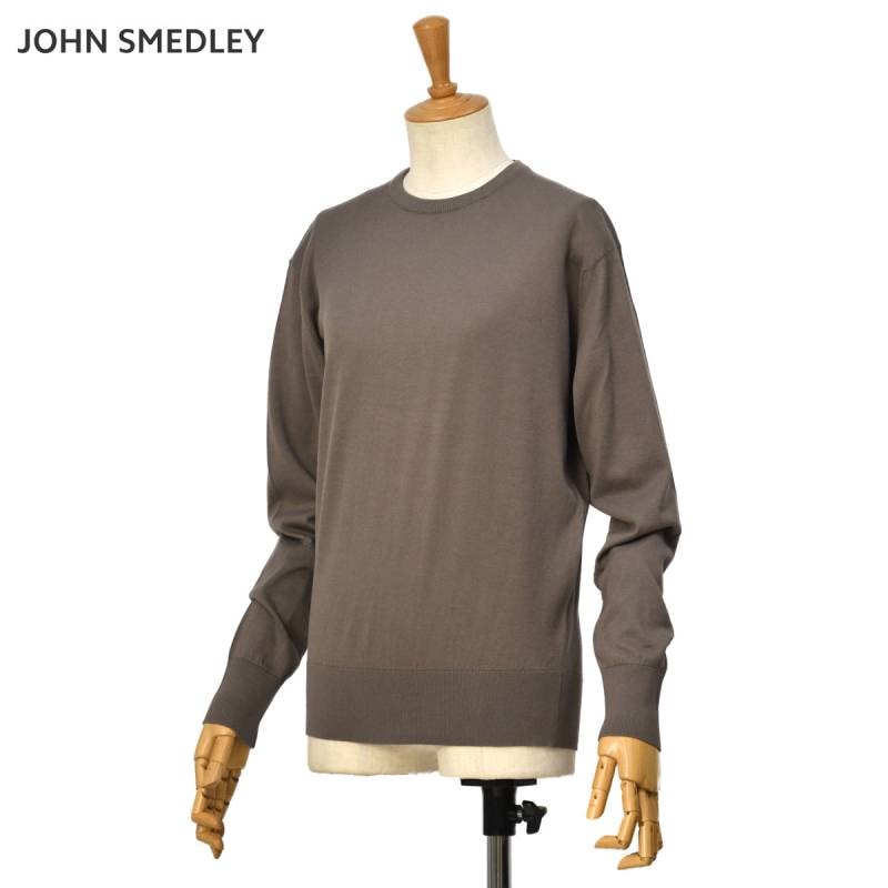 JOHN SMEDLEY【ジョンスメドレー】長袖クルーネックニット 30G EMMA