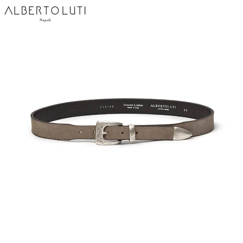 ALBERTO LUTI【アルベルト ルティ】スエードウエスタンベルト FANGO