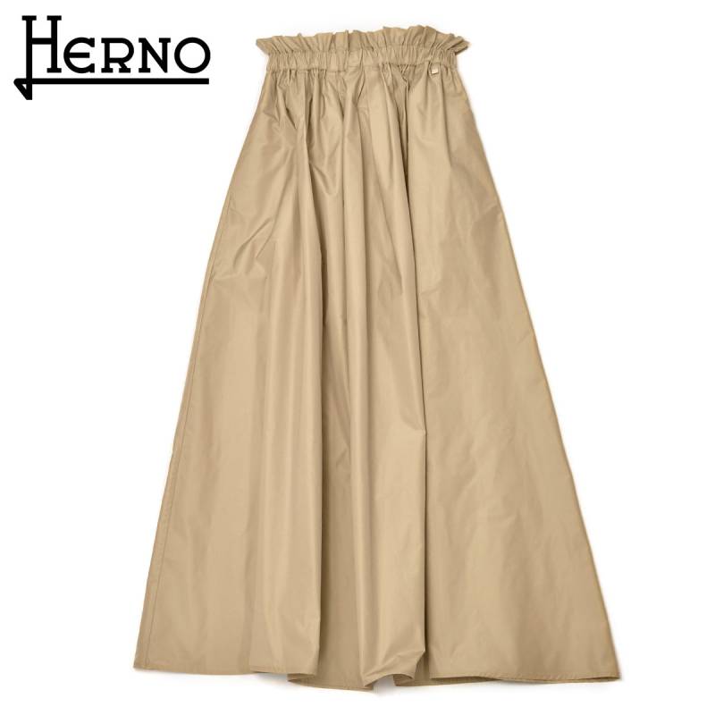 HERNO【ヘルノ】タフタロングスカート GN000044D 12483Z 2113