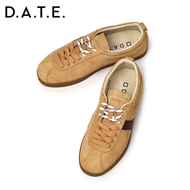 D.A.T.E.【デイト】スニーカー PRIMA SUEDE CAMEL キャメル | ladies